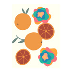 Blood Oranges and Flowers 1